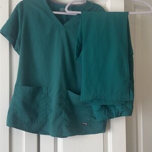Grey's Anatomy Teal Scrub Set